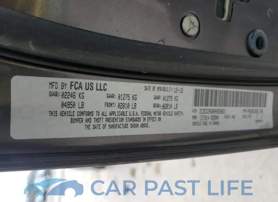 2C3CDZAG0HH550621# 13