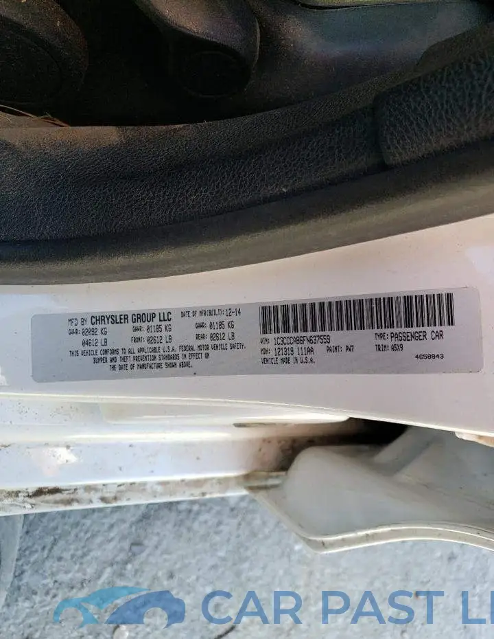 1C3CCCAB6FN637559# 10