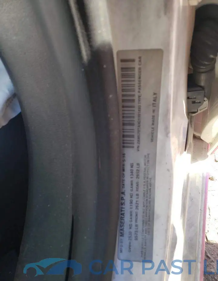 ZAM57RTA0G1191493# 10