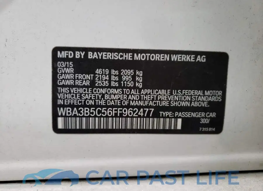 WBA3B5C56FF962477# 12