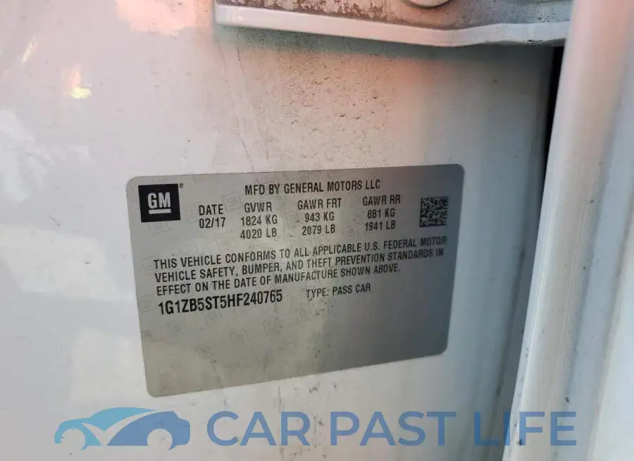 1G1ZB5ST5HF240765# 10