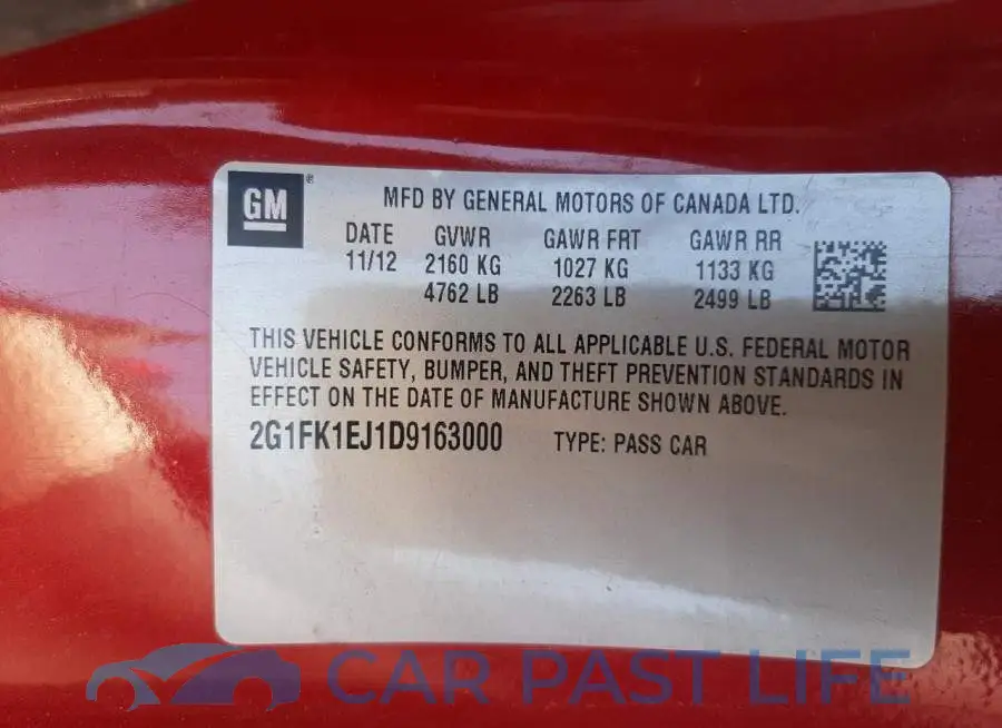 2G1FK1EJ1D9163000# 10