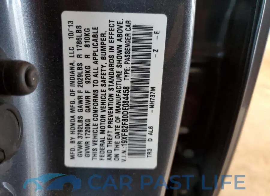 19XFB2F80DE084458# 13