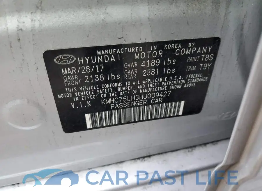 KMHC75LH3HU009427# 12