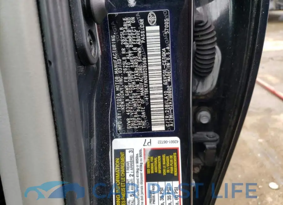 4T1BK1FK4DU528569# 13