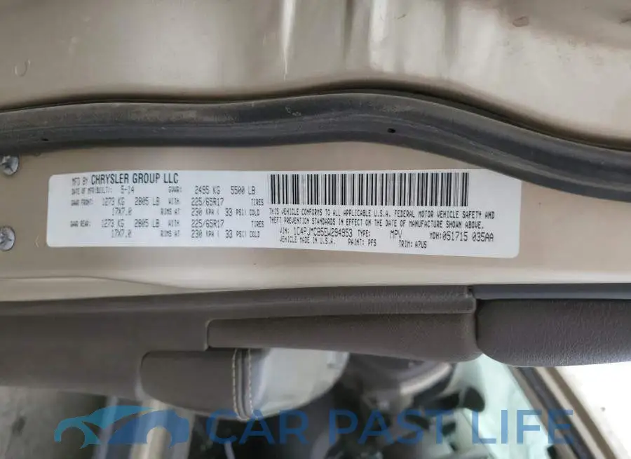 1C4PJMCB5EW294953# 10