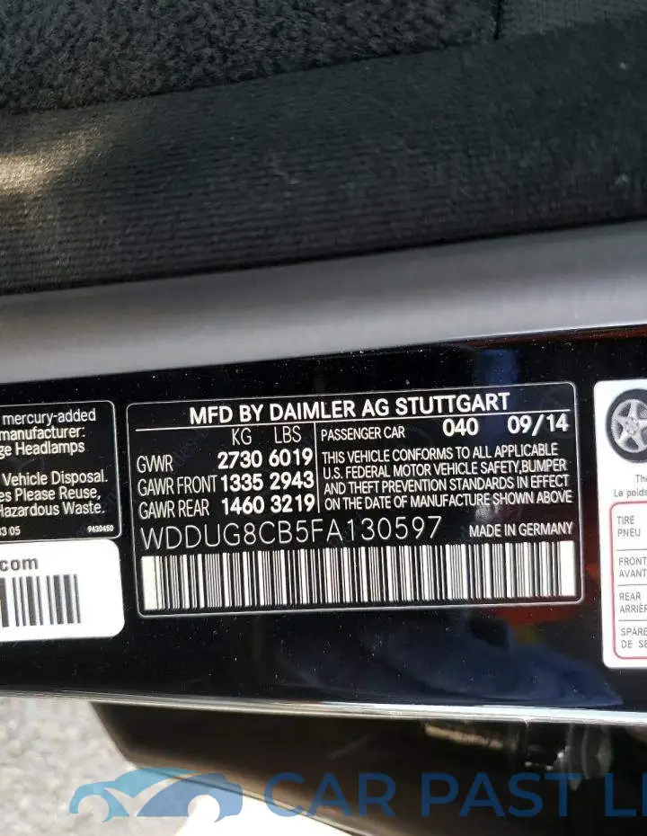 WDDUG8CB5FA130597# 12
