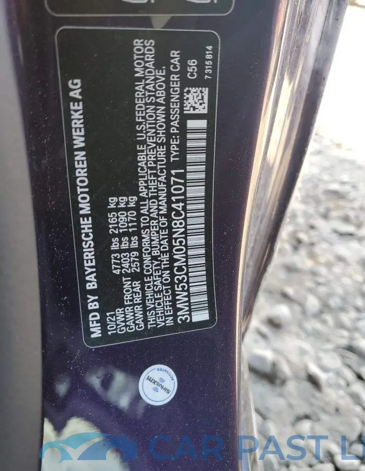 3MW53CM05N8C41071# 10
