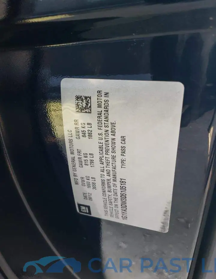 1G1YA3DW3D5105181# 10