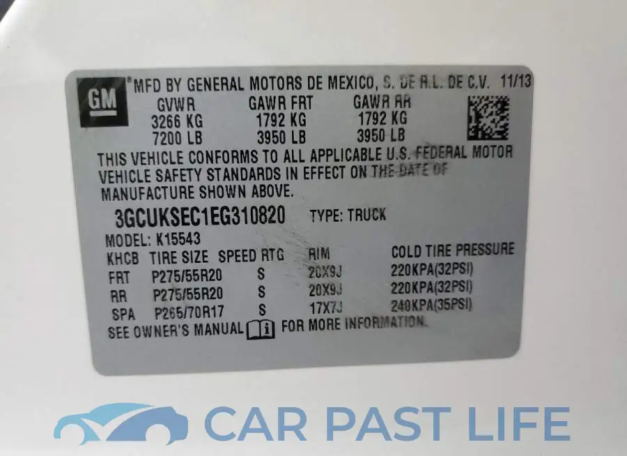 3GCUKSEC1EG310820# 12