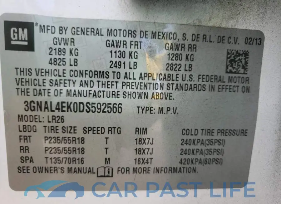 3GNAL4EK0DS592566# 10