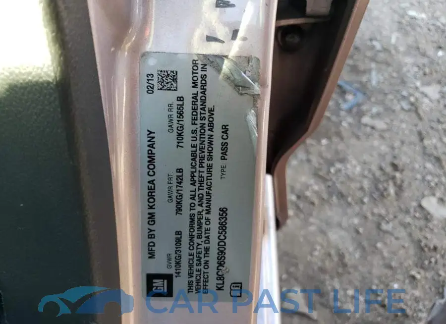 KL8CD6S90DC586356# 10