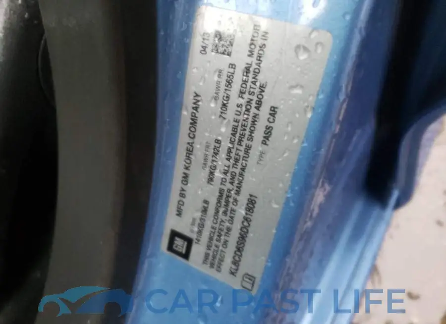 KL8CD6S96DC618081# 12