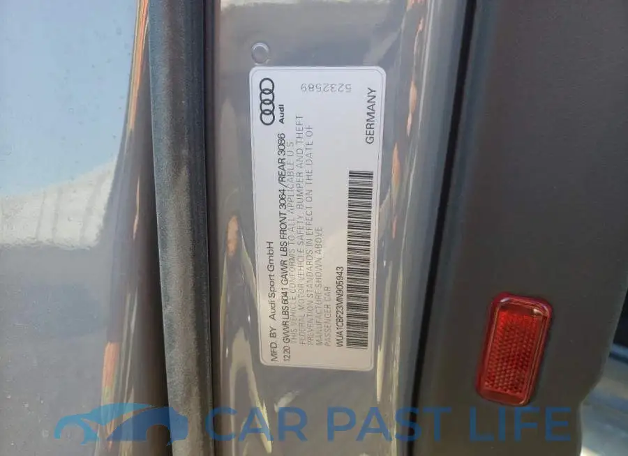 WUA1CBF23MN905943# 12