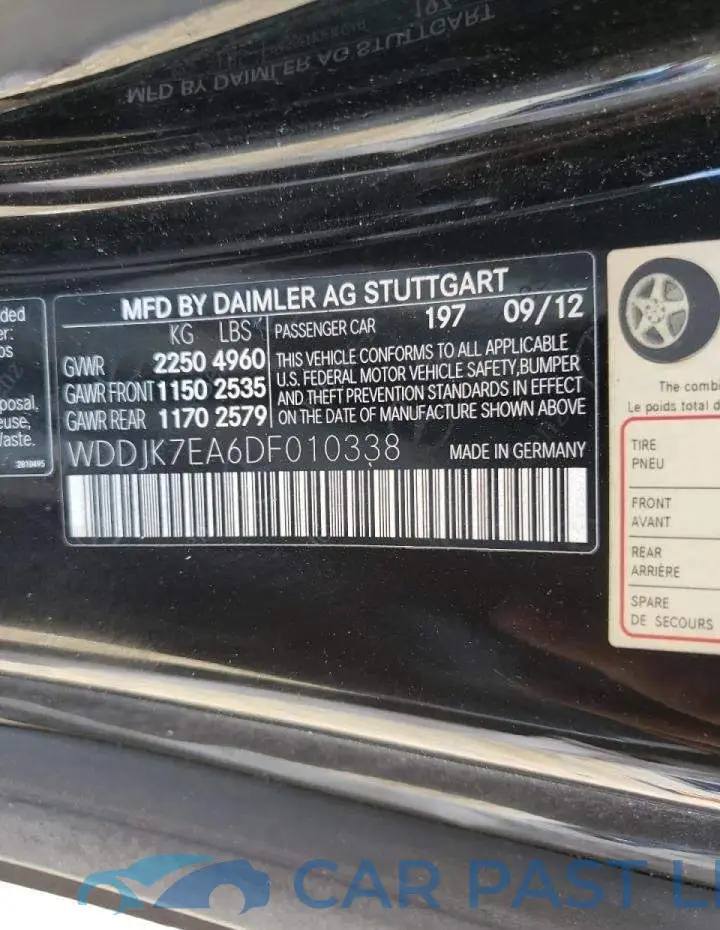 WDDJK7EA6DF010338# 10