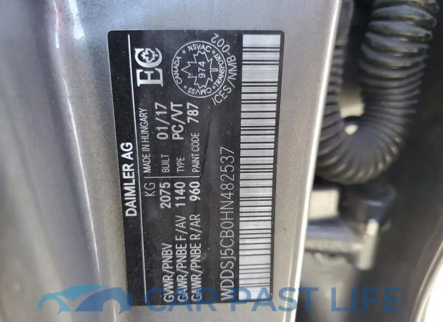 WDDSJ5CB0HN482537# 10