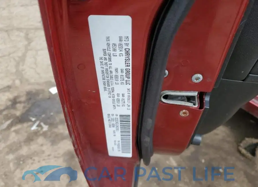 2C3CCAEG1DH615811# 12