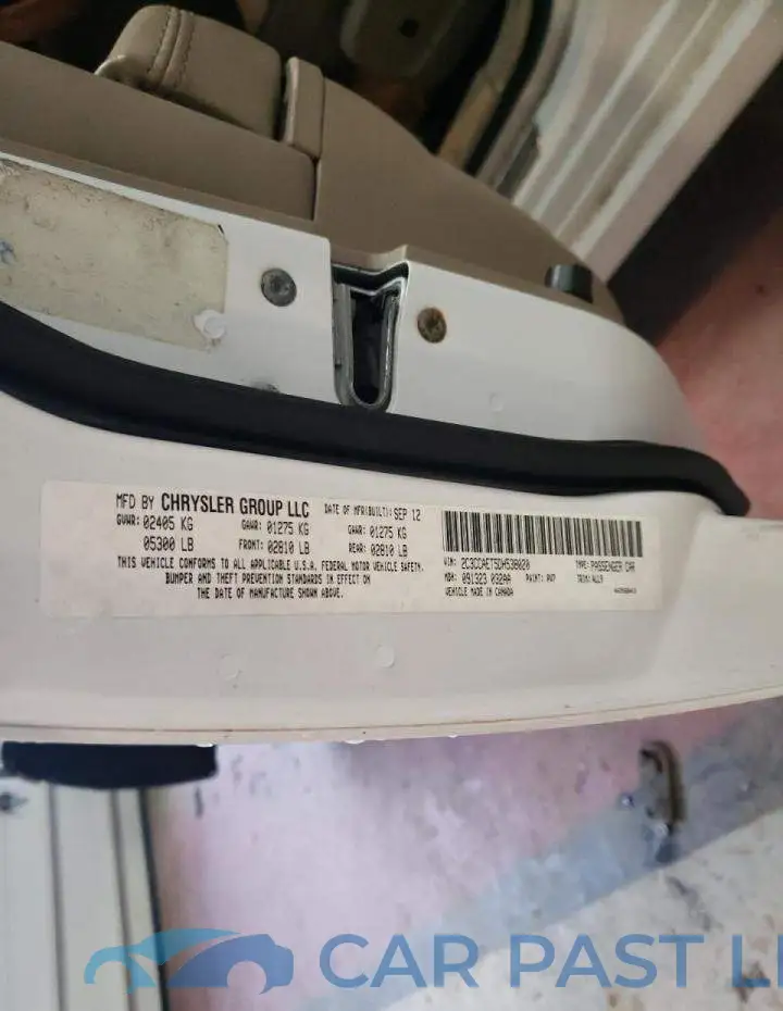 2C3CCAET5DH538020# 13