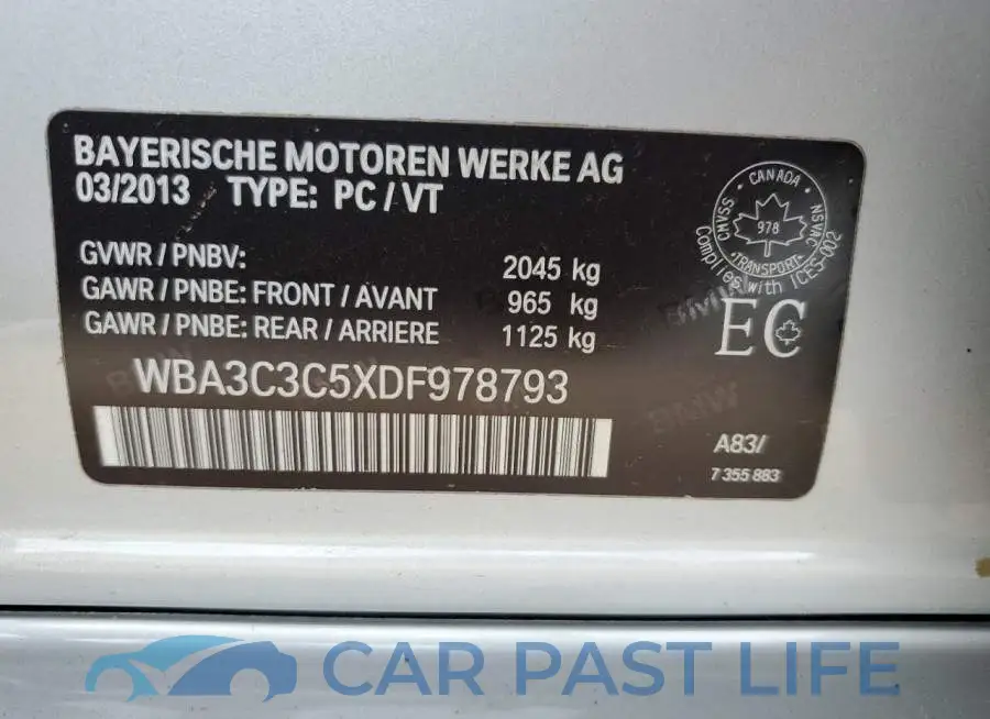 WBA3C3C5XDF978793# 10