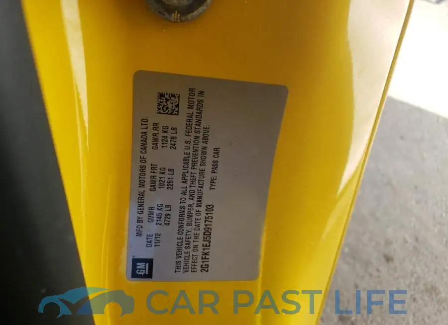 2G1FK1EJ5D9175103# 10