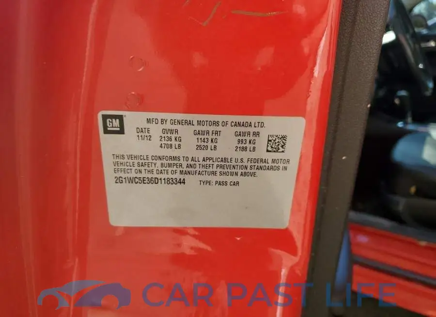 2G1WC5E36D1183344# 10