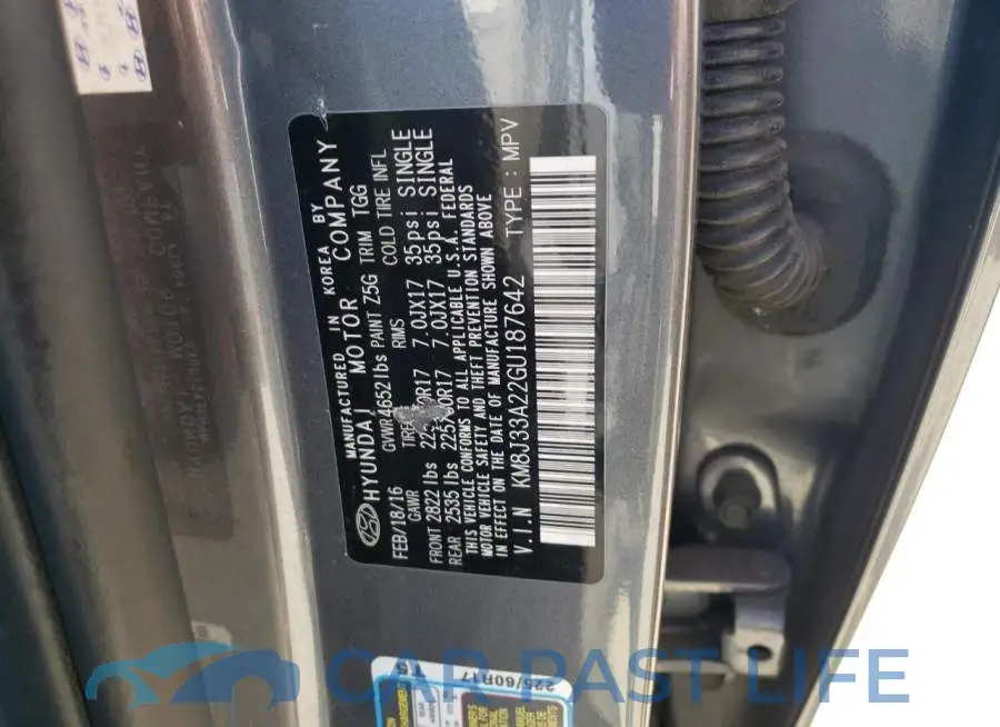 KM8J33A22GU187642# 12