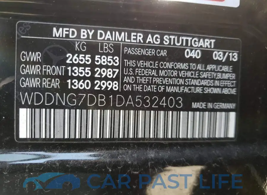 WDDNG7DB1DA532403# 10
