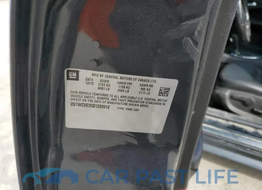 2G1WC5E35D1200912# 12