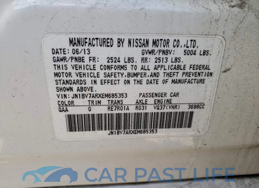 JN1BV7ARXEM685353# 12