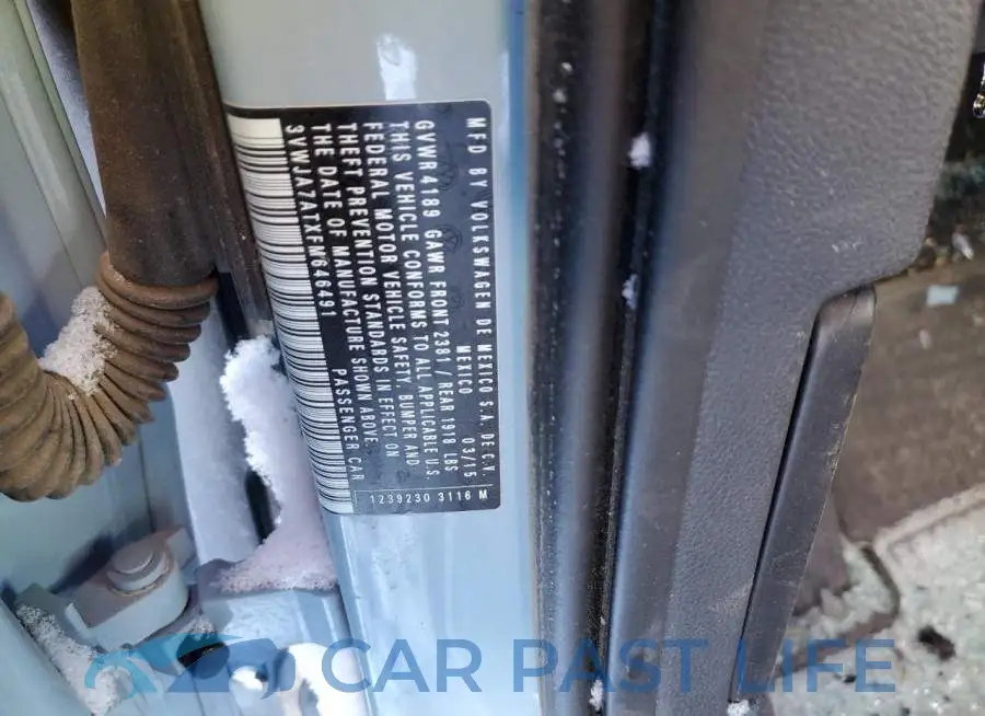 3VWJA7ATXFM646491# 12