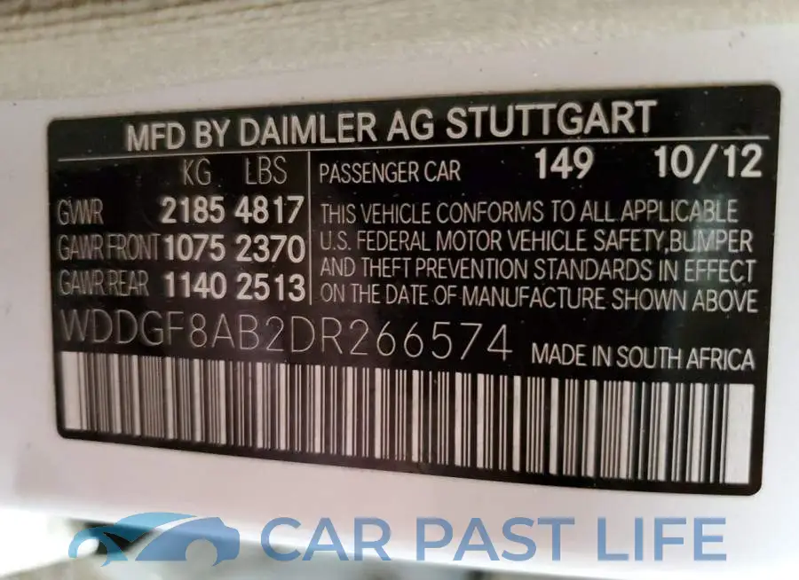 WDDGF8AB2DR266574# 12