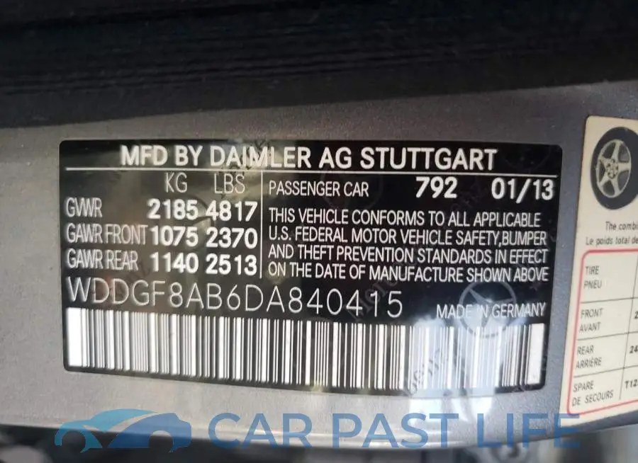 WDDGF8AB6DA840415# 12