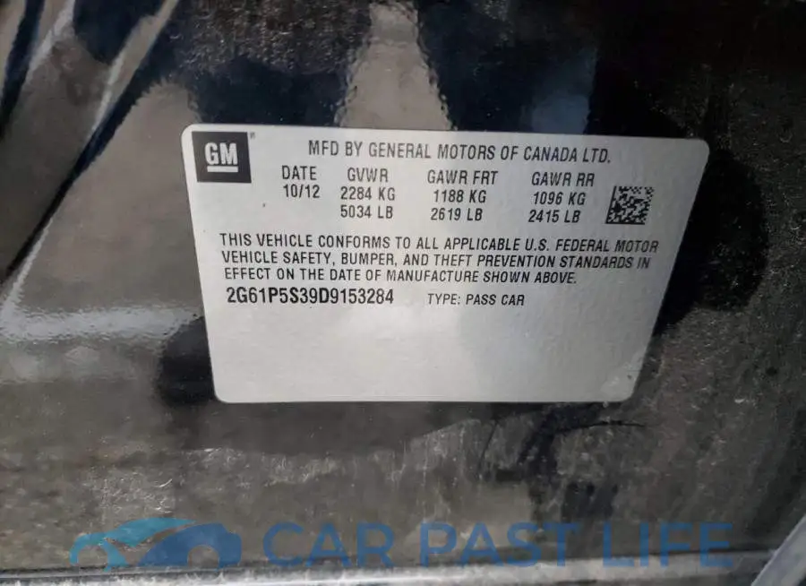2G61P5S39D9153284# 13