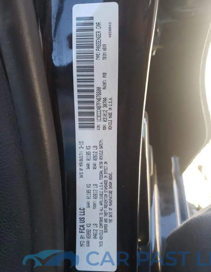 1C3CCCAB7FN676600# 10