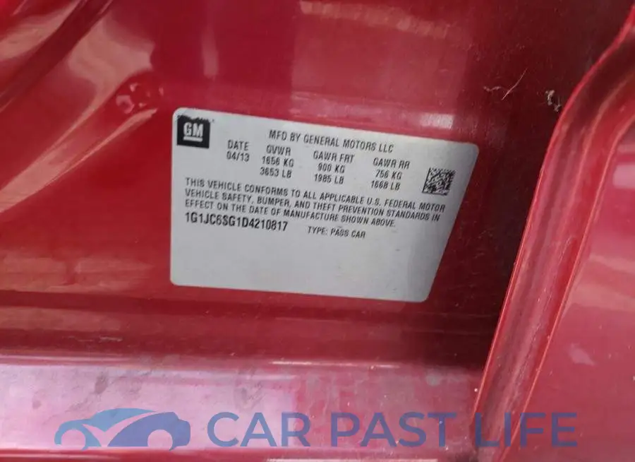 1G1JC6SG1D4210817# 12