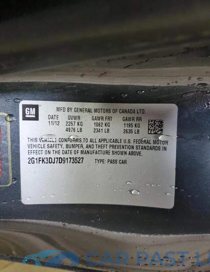 2G1FK3DJ7D9173527# 10