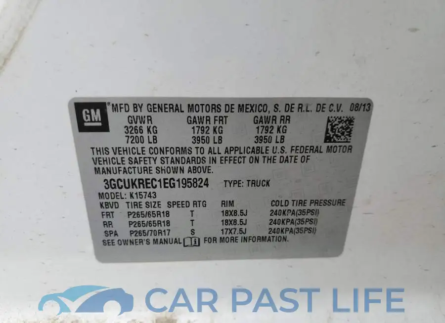 3GCUKREC1EG195824# 10