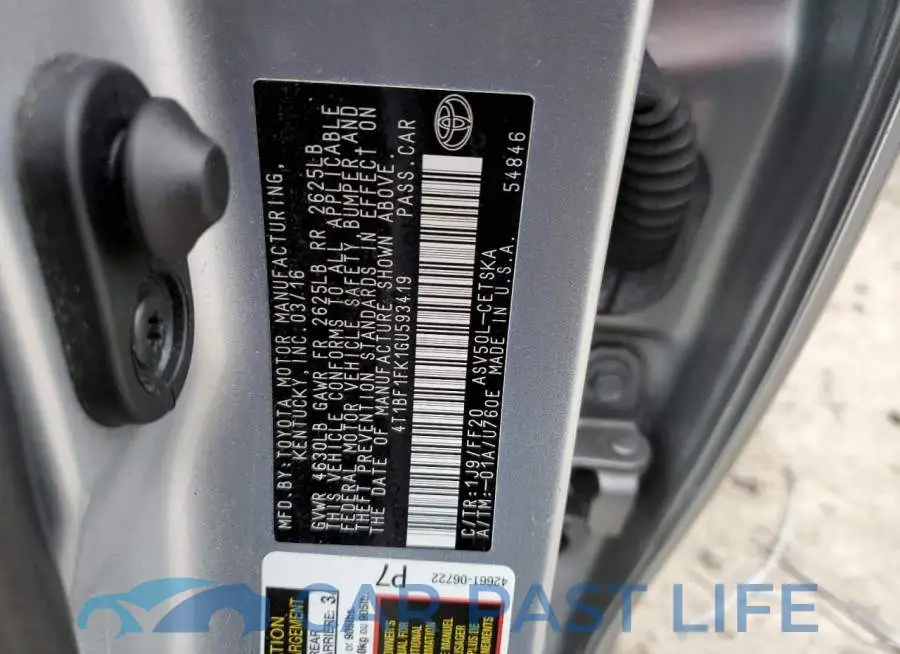 4T1BF1FK1GU593419# 13