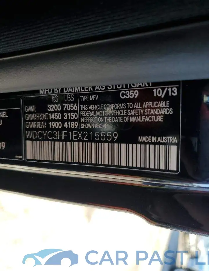 WDCYC3HF1EX215559# 10