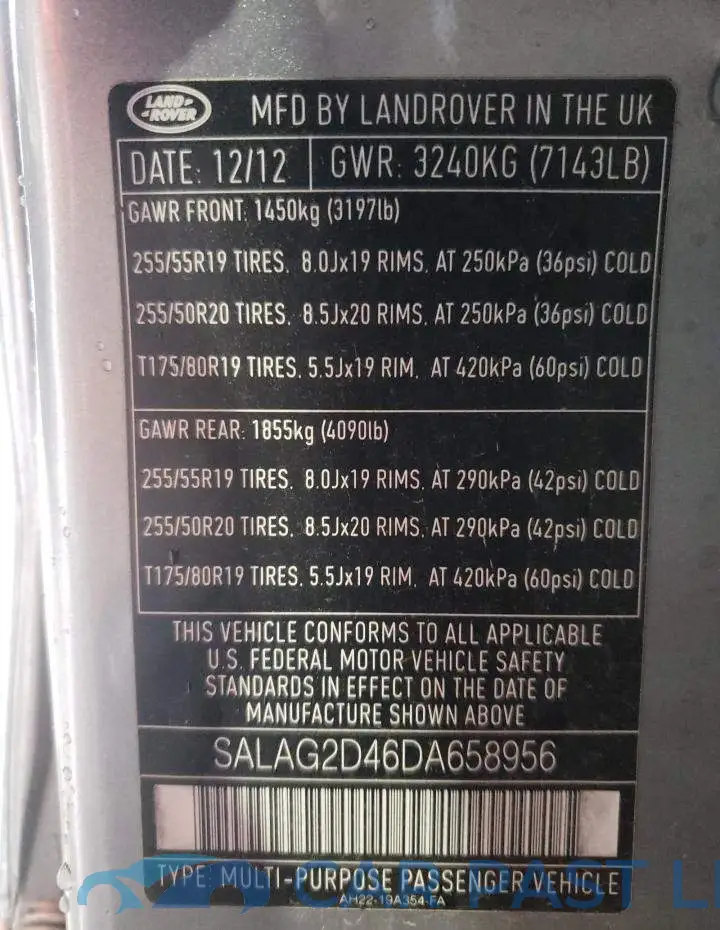 SALAG2D46DA658956# 13