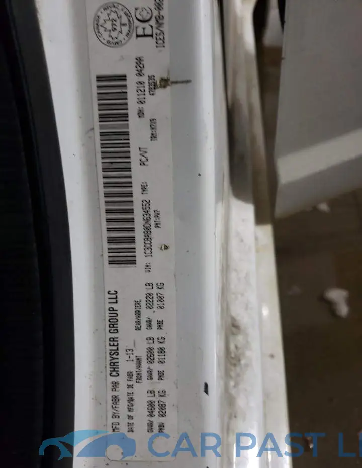 1C3CCBAB0DN634552# 12