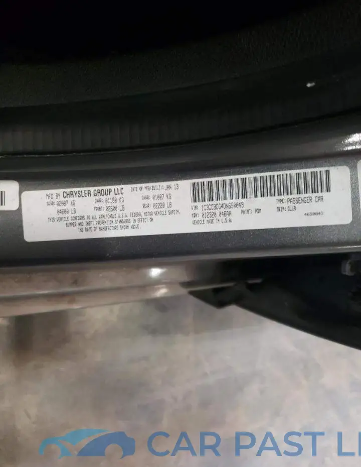1C3CCBCG4DN650049# 10