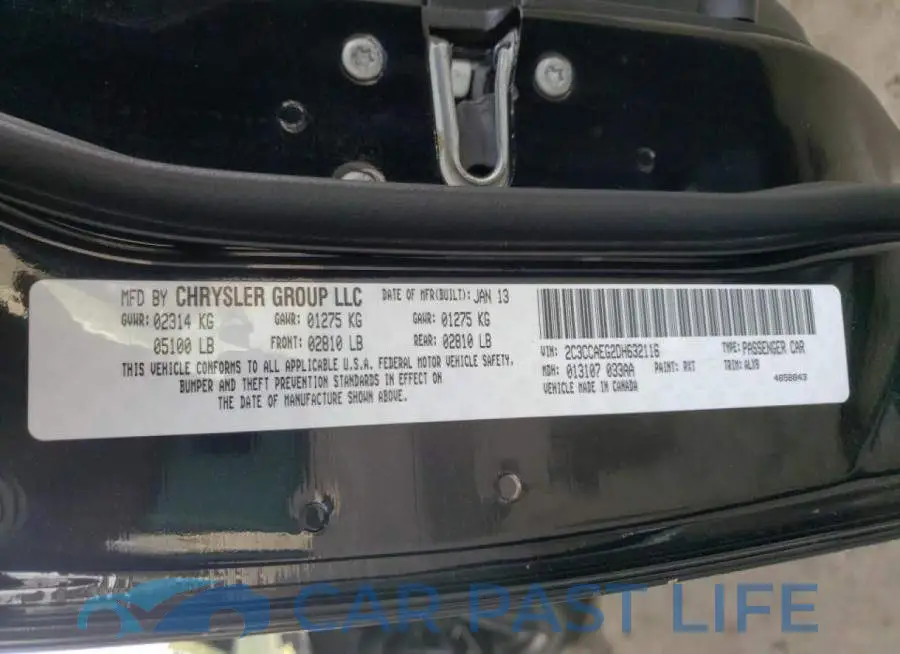 2C3CCAEG2DH632116# 10