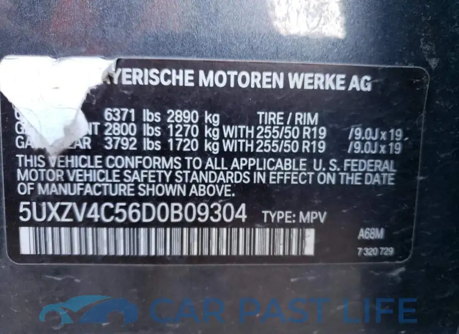 5UXZV4C56D0B09304# 13