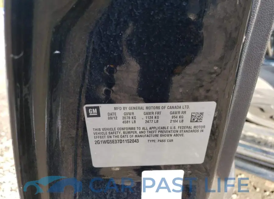 2G1WG5E37D1152043# 10