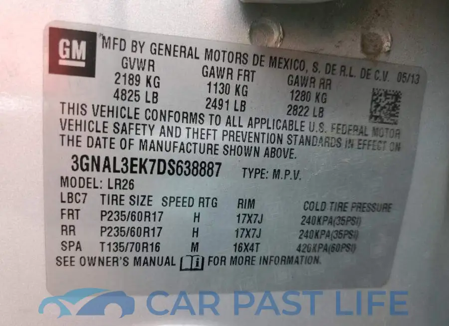 3GNAL3EK7DS638887# 10