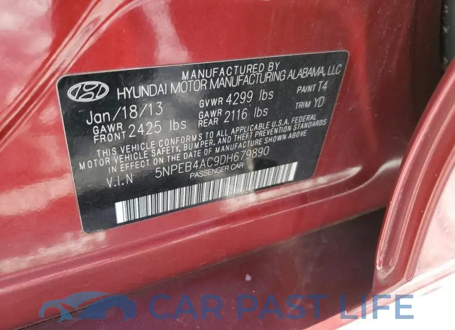 5NPEB4AC9DH679890# 13