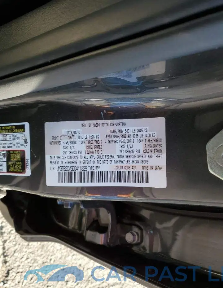 JM3TB2CV6D0411829# 13
