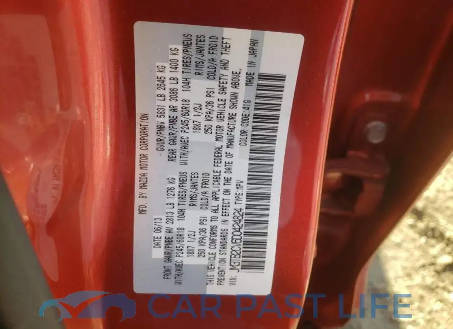 JM3TB2CV6D0424824# 14