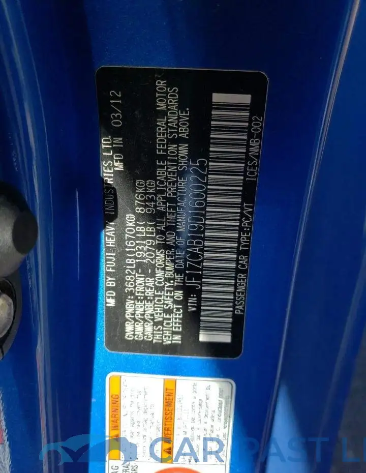 JF1ZCAB19D1600225# 10